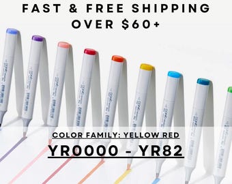 YR0000 - YR82 * COPIC Sketch Marker Yellow Red - U.S. Authorized Retailer