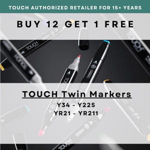 Shinhan TOUCH Twin Marker Y34 - Y225, YR21 - YR211 - Revendedor autorizado nos EUA