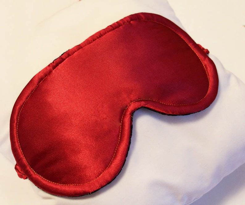 MANY COLORS Satin Red Cherry Sleep MaskRed sleep mask Women Etsy