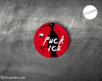 Fuck ICE Full Color Vinyl Sticker