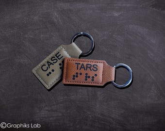 Case Keychain Faux Vegan Leather