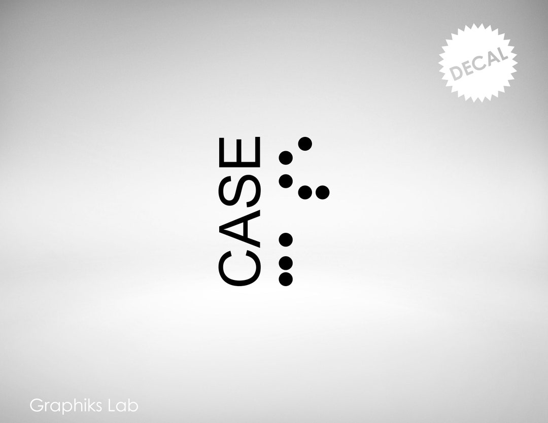 Case Sticker Examples Case Vinyl Decal - Etsy