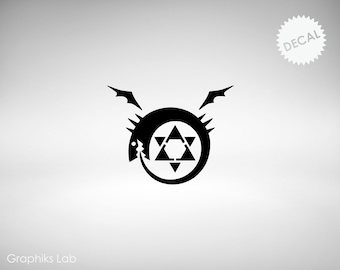 Ouroboros FMA Homunculus Vinyl Decal
