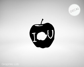 Sherlock Holmes IOU Apple Vinyl Decal