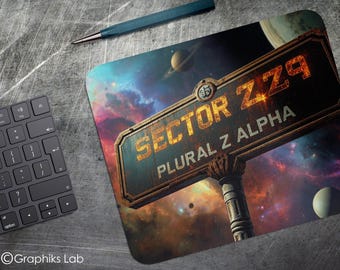HG2G Sector ZZ9 Plural Z Alpha Mouse Pad