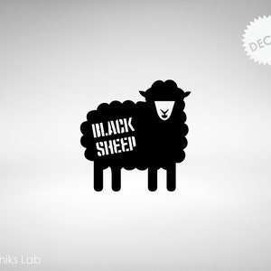 Black Sheep Social Deviant Vinyl Decal