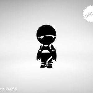 Marvin the Android HG2G Vinyl Decal