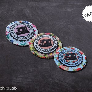 Ladies Sewing Circle Iron On Patch