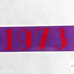 1973 Year Women&#39;s Rights Bumper Sticker
