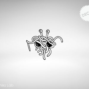 FSM Vinyl Decal Spaghetti Monster Vinyl Decal