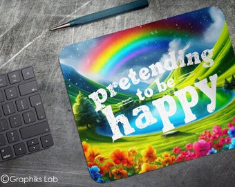Pretending to be Happy Mouse Pad