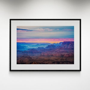 Framed Grand Canyon Print, National Park Photography, Grand Canyon Sunset, Arizona, Southwest, Framed National Park Print