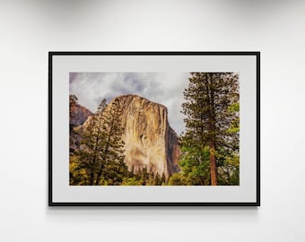El Capitan Framed Print, Yosemite Wall Art for Home Décor, Framed Yosemite National Park Print, Scenic Print for Nature Lovers