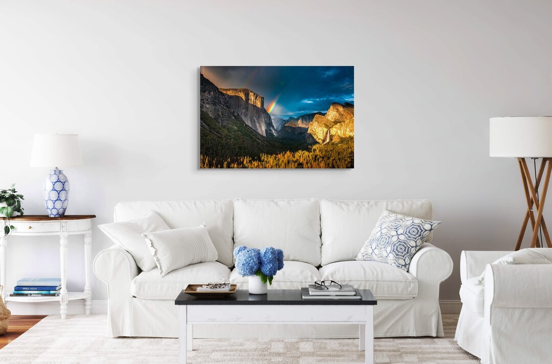 Yosemite Wall Art, Yosemite National Park Metal Matte Canvas, Yosemite