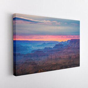 Grand Canyon Canvas Wrap, Grand Canyon Photography, National Park Photo, South Rim, National Park Art Prints, Grand Canyon Sunset, Southwest