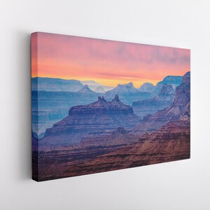 Grand Canyon Canvas Wrap, Grand Canyon Photography, National Park Photo, South Rim, National Park Art Prints, Grand Canyon Sunset, Southwest