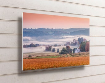 Rural Vermont Metal Print, New England Landscape, Vermont Metal Print, Vermont Landscape