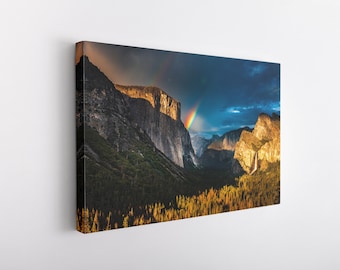 Yosemite Canvas Wrap, Yosemite National Park, Yosemite Canvas Art, Yosemite Photography, Yosemite, Tunnel View