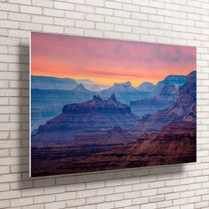 Grand Canyon Metal Print, Grand Canyon Sunset, National Park Photography, Arizona Photography, National Park Art Prints, American Southwest
