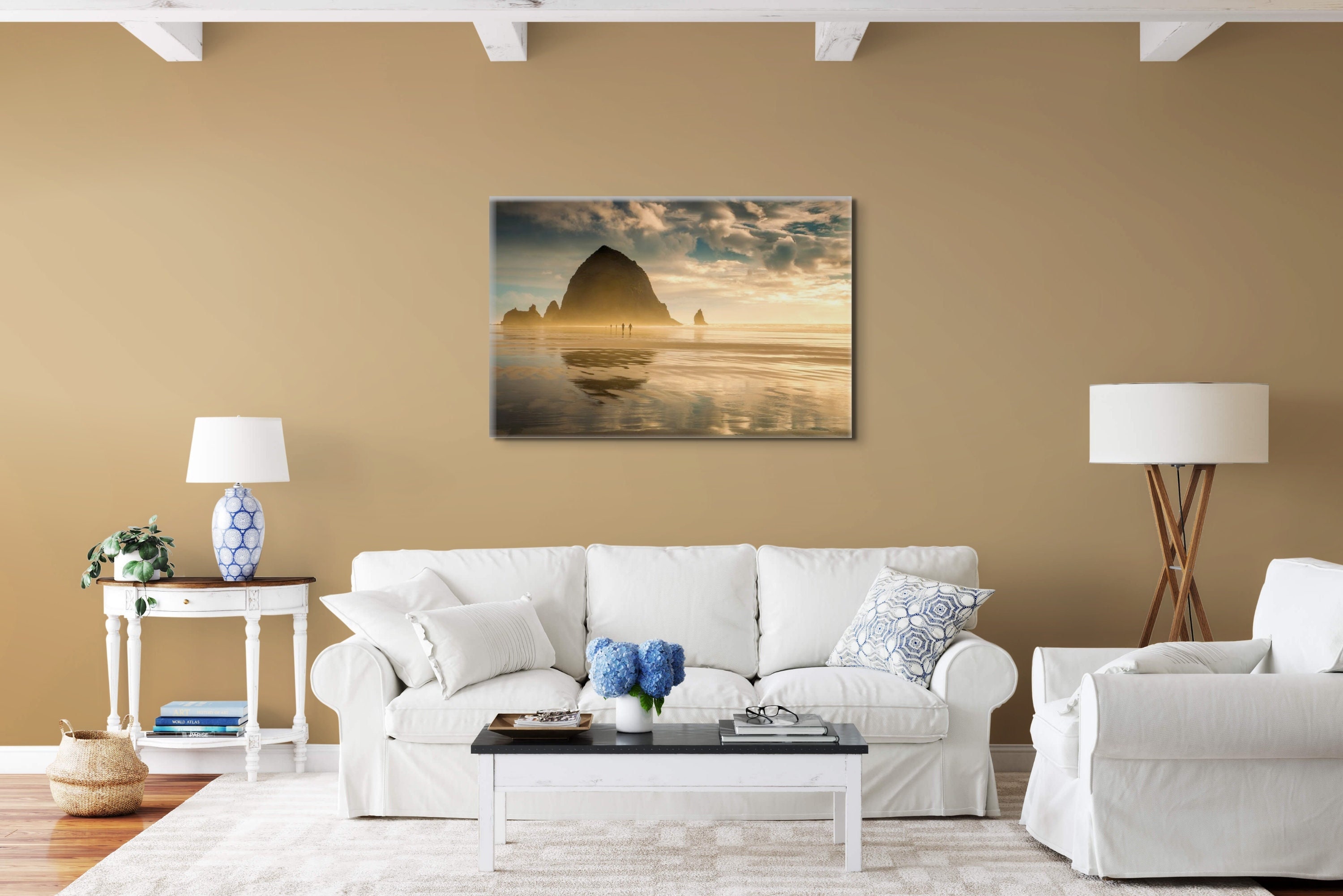 Cannon Beach Canvas Wrap Cannon Beach Photo Oregon Etsy