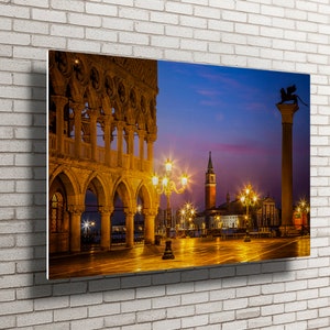 Venice Metal Print, Venice Grand Canal Metal Art, Venice, Italian Cityscape Wall Decor, Venice Metal Art, Italy