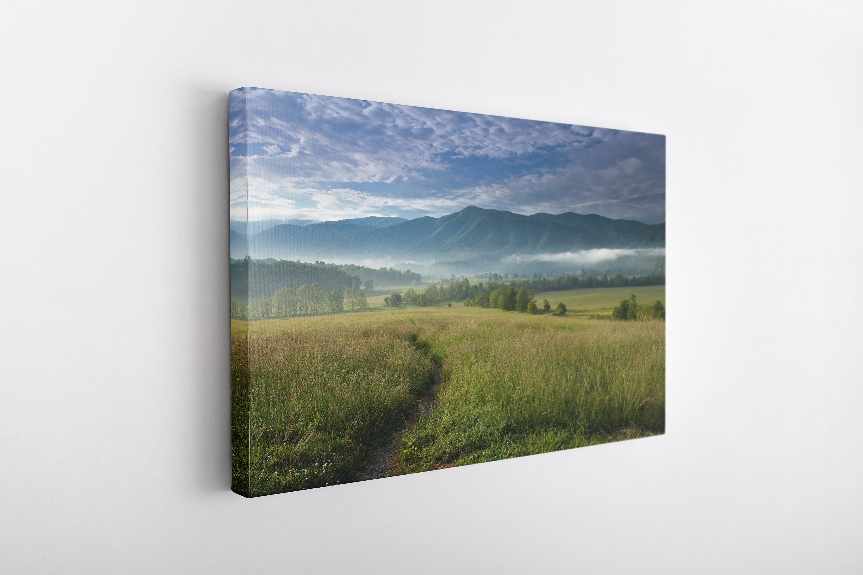 Smoky Mountains Canvas Wrap, Smoky Mountain Photography, Cades Cove, Pictures of the Smoky Mountains, Cades Cove, Great Smoky Mountains