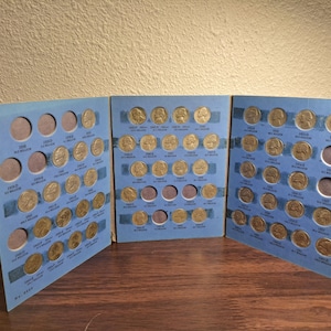 Jefferson Nickel collection book 1938-1961