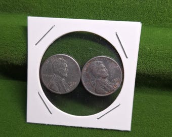 1943 Steel Wheat Penny Set - WWII US Minted Coins - [Your Choice of Mint]