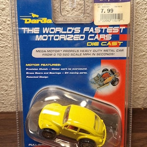 Darda Worlds Fastest Motorized Volkswagen Beetle Car-German patent designed upto 500mph Scale size, diecast Volkswagen Beetle vintage.