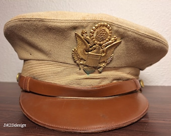 第二次世界大戦のアメリカ陸軍将校帽 - Etsy 日本