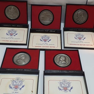 Vintage US MINT First Medals Coins