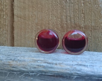 Fake Blood Resin Acrylic Ear Gauges Plugs Sizes-8mm, 10mm, 12mm, 16mm,/  5/16&quot;, 00, 1/2&quot;, 9/16&quot;, 5/8&quot; AA