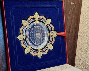 2002 The White House Historical Association Christmas Ornament with Box-McKim