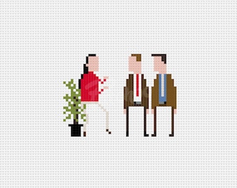 Spaghett!  Tim and Eric Awesome Show  - Cross Stitch Pattern (PDF) - INSTANT DOWNLOAD