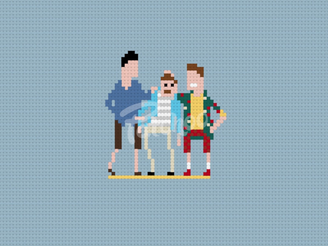 Weekend at Bernie's Cross Stitch Pattern PDF INSTANT - Etsy