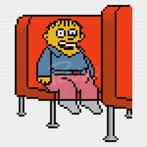 I’m In Danger, Ralph Wiggum, The Simpsons - Cross Stitch Pattern (PDF) - INSTANT DOWNLOAD