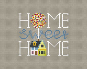 Home Sweet Home - Cross Stitch Pattern (PDF) - INSTANT DOWNLOAD