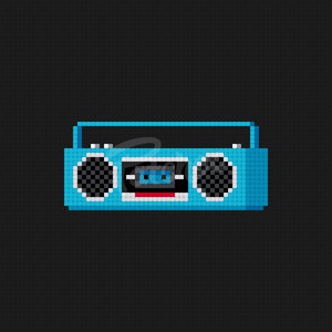Boombox - Schema punto croce (PDF) - DOWNLOAD IMMEDIATO