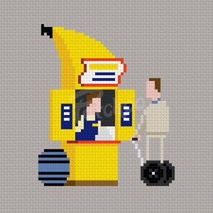 Arrested Development  - There’s Always Money in the Banana Stand! - Cross Stitch Pattern (PDF) - INSTANT DOWNLOAD