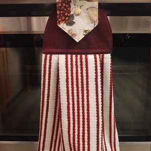 Hanging towels, hanging kitchen towels, decorative hanging towels, standard