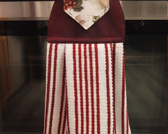 Hanging towels, hanging kitchen towels, decorative hanging towels, standard