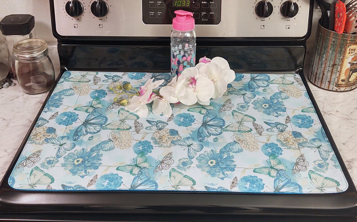 Spring Collection Stove Top Cover Glass Top Cover Stove Etsy