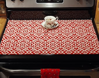 Stove Top Cover, Glasstop Cover, Stovetop Protector, Stovetop Pad, Ceramic Stovetop  Cover, Kitchen Decor, Sweet Designs by JLM, Black Canvas 