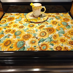Collection été, Couvercle de cuisinière, protecteur de cuisinière, couvercle de cuisinière, couvercle supérieur en verre, Édition spéciale, *Durée limitée uniquement*