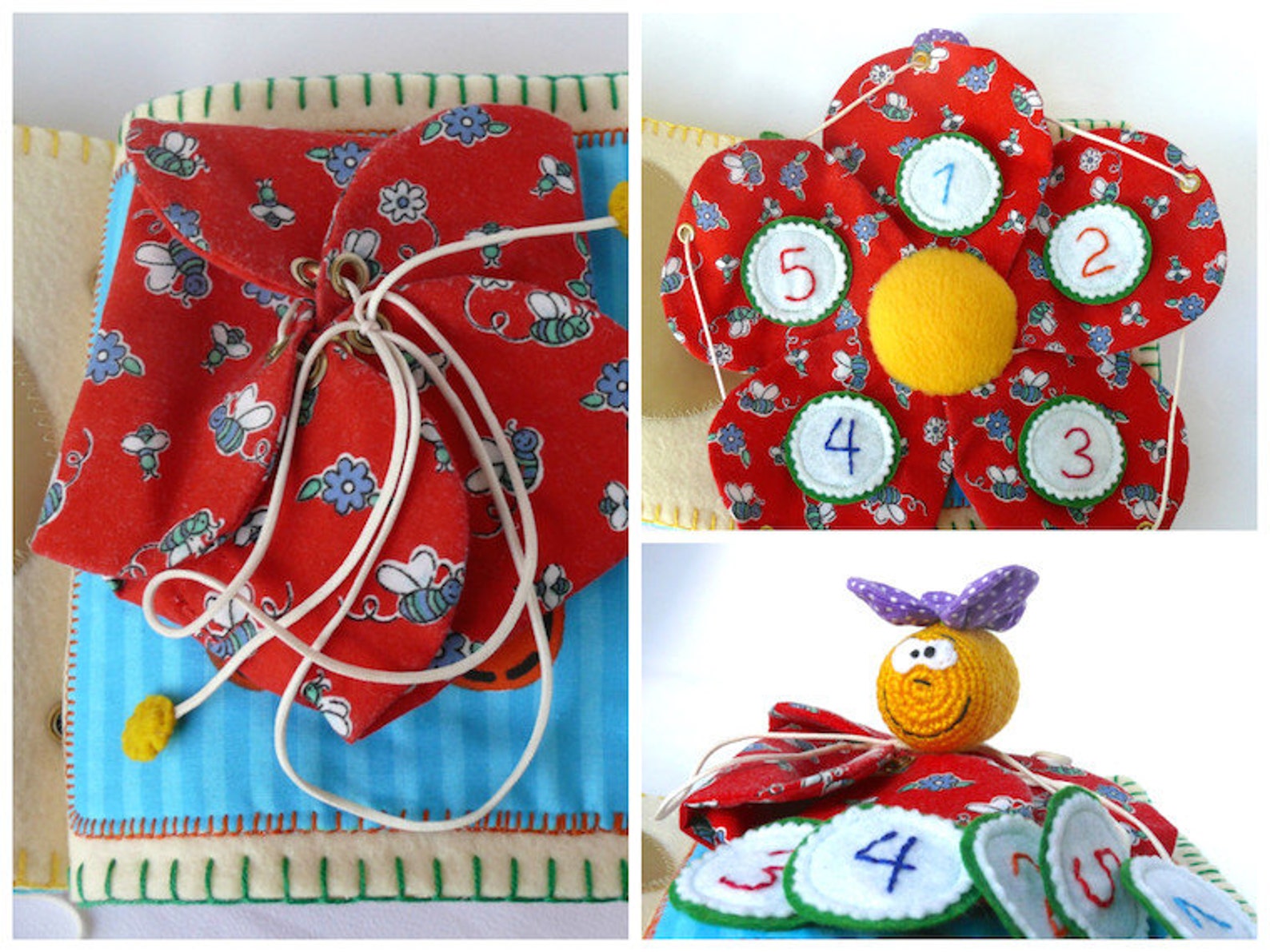 Ruhiges Buch für Babys und Kleinkinder Baumwolle Filz | Etsy