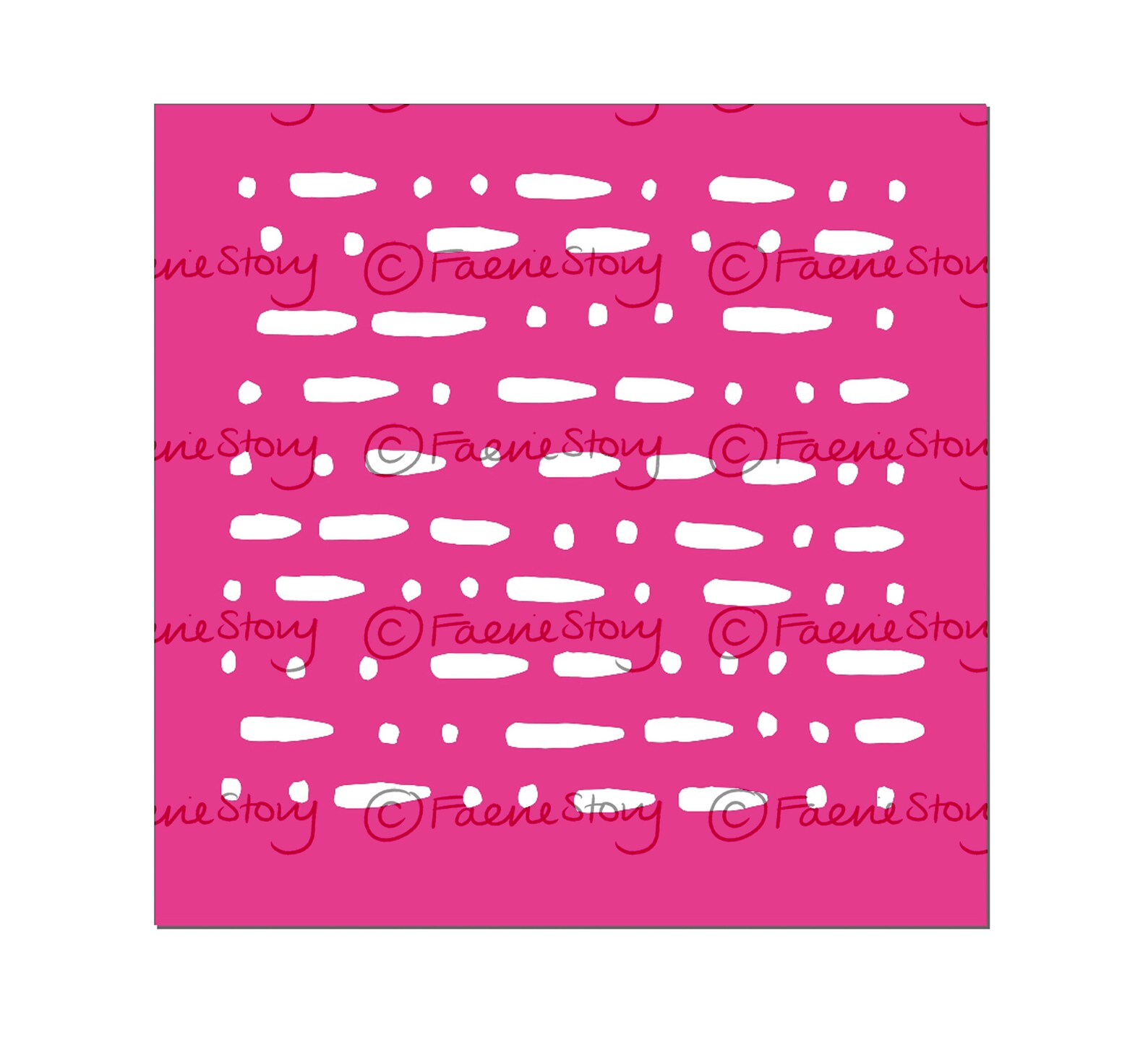 Stencil Download Set Art Stencil Cutting Set 2 Dot Dash Etsy UK