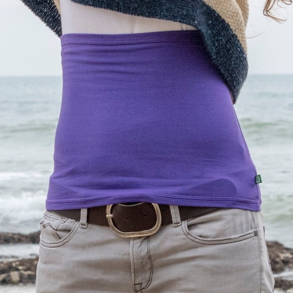 Haramaki - Belly Wrap - Core-Warmer - Postpartum Belly Wrap - Warm Underwear - Back Warmer - Purple