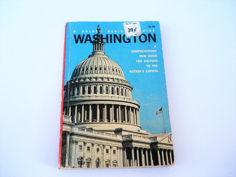 Washington Guidebook Washington DC Travel Guide DC Book Etsy