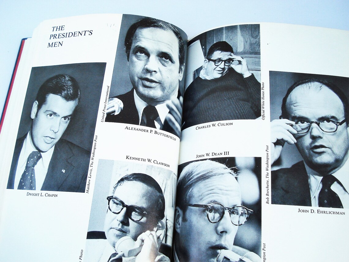 All The Presidents Men Watergate Richard Nixon President Nixon Etsy