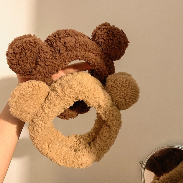 Bear Ears Headband Etsy